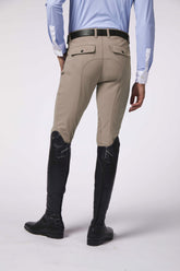 TRIESTE MEN'S RIDING BREECHES WITH KNEE GRIP - TK FABRIC - Blue navy | Vestrum