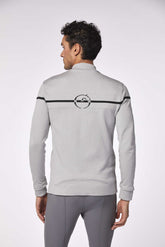 ARRAN MEN'S HI-TECH YARN TRAINING TOP - Pearl grey | Vestrum