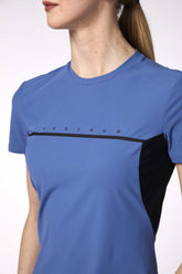 GROIX MAGLIA DA ALLENAMENTO A MANICHE CORTE DA DONNA - Blu | Vestrum