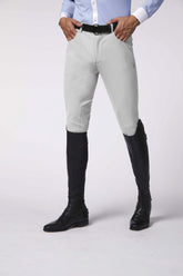 TRIESTE MEN'S RIDING BREECHES WITH KNEE GRIP - TK FABRIC - Light beige | Vestrum