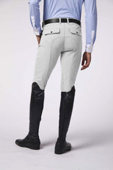 TRIESTE MEN'S RIDING BREECHES WITH KNEE GRIP - TK FABRIC - Light beige | Vestrum