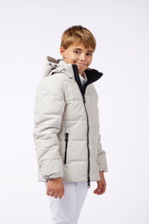 DOBBIACO BOY'S WINTER DOWN PADDED JACKET - Sea salt | Vestrum