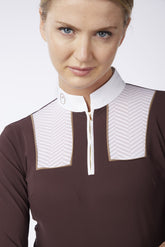 GIAKARTA WOMEN'S LONG-SLEEED COMPETITION SHIRT - Ruby wine | Vestrum