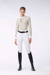 VITTORIA LONG SLEEVED WOMEN'S COMPETITION SHIRT - Hazelnut | Vestrum