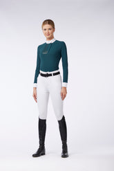VITTORIA LONG SLEEVED WOMEN'S COMPETITION SHIRT - Blue | Vestrum