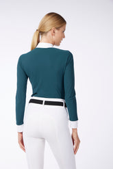 VITTORIA LONG SLEEVED WOMEN'S COMPETITION SHIRT - Blue | Vestrum