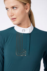 VITTORIA LONG SLEEVED WOMEN'S COMPETITION SHIRT - Blue | Vestrum