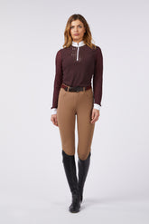 OKLAHOMA WOMEN'S LONG SLEEVE COMPETITION SHIRT - Ruby wine | Vestrum