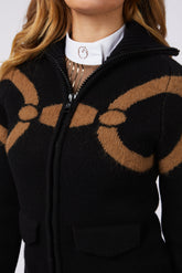 KANAZAWA WOMEN'S TURTLENECK SWEATER - Black/corten | Vestrum