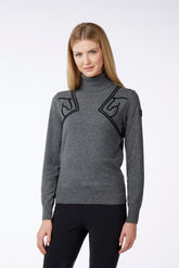 MAGLIA A COLLO ALTO DA DONNA INGOLSTADT - Grigio medio/grigio perla | Vestrum