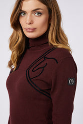 MAGLIA A COLLO ALTO DA DONNA INGOLSTADT - Grigio medio/grigio perla | Vestrum