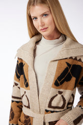 VARENNA WOMEN'S CARDIGAN - Sea salt/corten | Vestrum