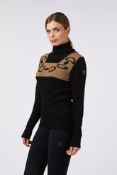 LEICESTER WOMEN'S TURTLENECK SWEATER - Light grey/pearl grey | Vestrum