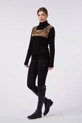 LEICESTER WOMEN'S TURTLENECK SWEATER - Light grey/pearl grey | Vestrum