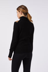 LEICESTER WOMEN'S TURTLENECK SWEATER - Light grey/pearl grey | Vestrum