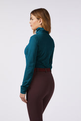 MAGLIA DA ALLENAMENTO A MANICHE LUNGHE DA DONNA SHIZUOKA - Nero | Vestrum