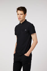 POSITANO MEN'S SHORT-SLEEVED TRAINING TOP - Black | Vestrum