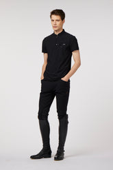 POSITANO MEN'S SHORT-SLEEVED TRAINING TOP - Black | Vestrum