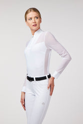 MAGLIA DA GARA MANICHE LUNGHE SABAUDIA - Bianco ottico | Vestrum