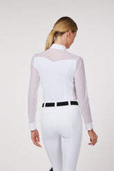 MAGLIA DA GARA MANICHE LUNGHE SABAUDIA - Bianco ottico | Vestrum