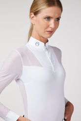 MAGLIA DA GARA MANICHE LUNGHE SABAUDIA - Bianco ottico | Vestrum