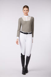 NIGATA LONG SLEEVES COMPETITION SHIRT - Dusky green | Vestrum