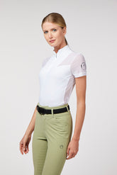 MAGLIA DA GARA MANICA CORTA DONNA SABAUDIA - Bianco ottico | Vestrum