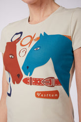 ARANCI WOMEN'S T-SHIRT - Beige | Vestrum