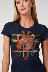 T-SHIRT DONNA LAMPEDUSA - Blu navy | Vestrum