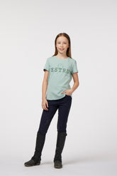 IGLESIAS GIRL'S T-SHIRT - Frosty green | Vestrum