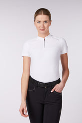 MAZARA WOMEN'S SHORT-SLEEVED TRAINING TOP - Optical white | Vestrum