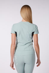 SIROLO WOMEN'S SHORT-SLEEVED TRAINING TOP - Frosty green | Vestrum