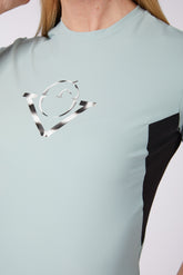 SIROLO WOMEN'S SHORT-SLEEVED TRAINING TOP - Frosty green | Vestrum