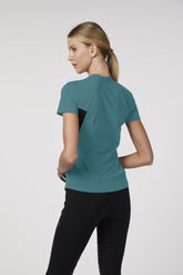 SIROLO WOMEN'S SHORT-SLEEVED TRAINING TOP - Frosty green | Vestrum