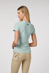 VIESTE WOMEN'S SHORT-SLEEVED TRAINING TOP - Blue | Vestrum