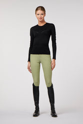 STINTINO WOMEN'S LONG-SLEEVED TRAINING TOP - Black | Vestrum