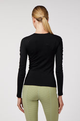 STINTINO WOMEN'S LONG-SLEEVED TRAINING TOP - Black | Vestrum