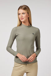ARZACHENA WOMEN'S LONG-SLEEVED TRAINING TOP - Black | Vestrum