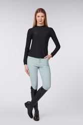 ARZACHENA WOMEN'S LONG-SLEEVED TRAINING TOP - Black | Vestrum