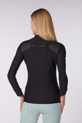 ARZACHENA WOMEN'S LONG-SLEEVED TRAINING TOP - Black | Vestrum