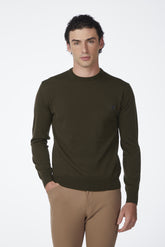 RIETI MEN'S CREW NECK SWEATER - Blue navy | Vestrum