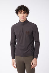 TAMPERE MEN'S TRAINING JERSEY - Dark brown | Vestrum