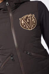 TOULOUSE WOMEN'S PADDED JACKET - Dark brown | Vestrum