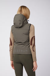 HERNE WOMEN'S PADDED VEST - Dark olive green | Vestrum