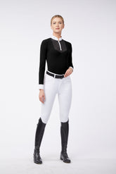 SEVILLE WOMEN'S LONG SLEEVE RACING SHIRT - Black | Vestrum