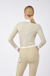 MOERS WOMEN'S LONG-SLEEVED RACING SHIRT - Beige | Vestrum