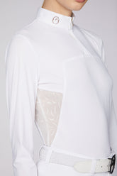 JEJU WOMEN'S LONG-SLEEVED RACING SHIRT - Optical white | Vestrum