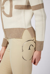 MAGLIA GIROCOLLO DA DONNA RENNES - Crema/sabbia | Vestrum