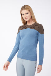 MAGLIONE DA DONNA URAWA - Blu/marrone polveroso | Vestrum