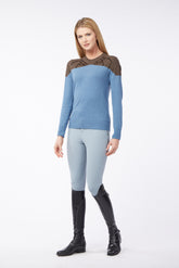 MAGLIONE DA DONNA URAWA - Blu/marrone polveroso | Vestrum